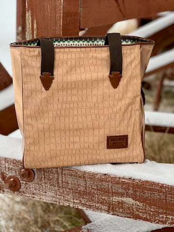 Brown newest Printed Tote Purse