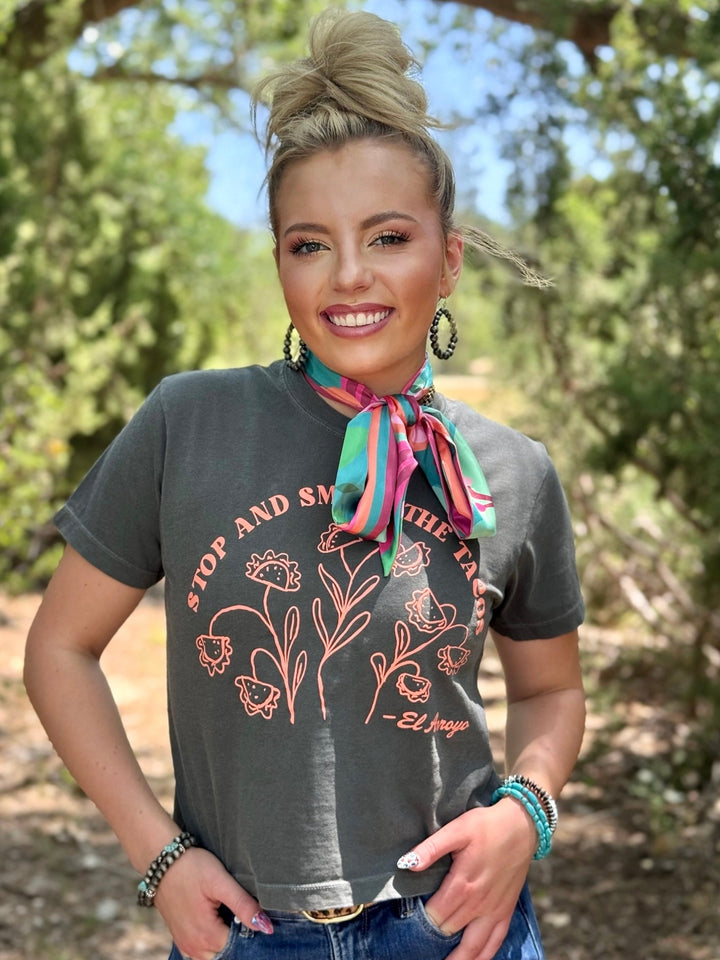 Stop & Smell the Tacos Tee