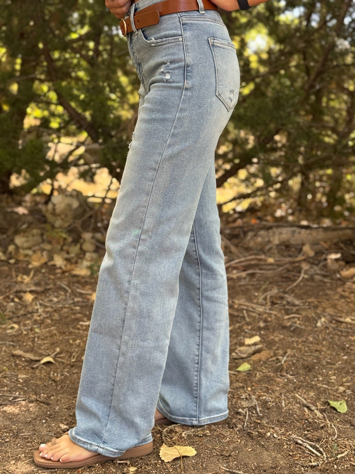 Callahan High Rise Jean with Tummy Control by Risen