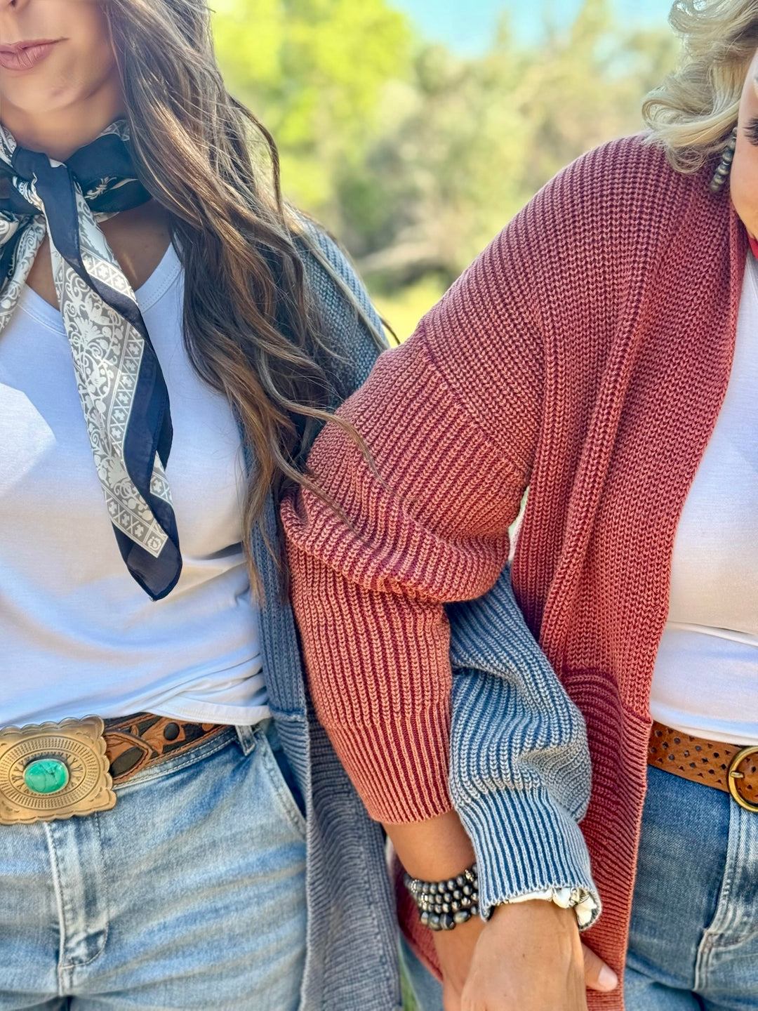 Heather Open Front Cardigan