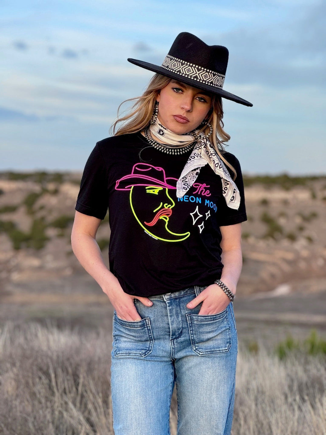 Neon Moon Graphic Tee by Texas True Threads