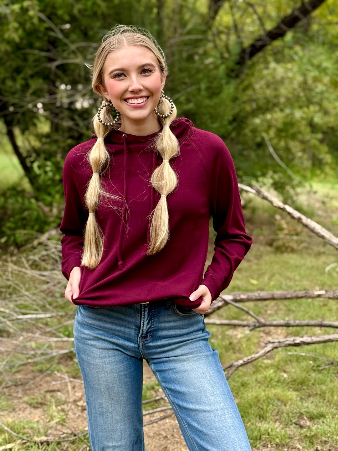 Angela Hooded Pullover