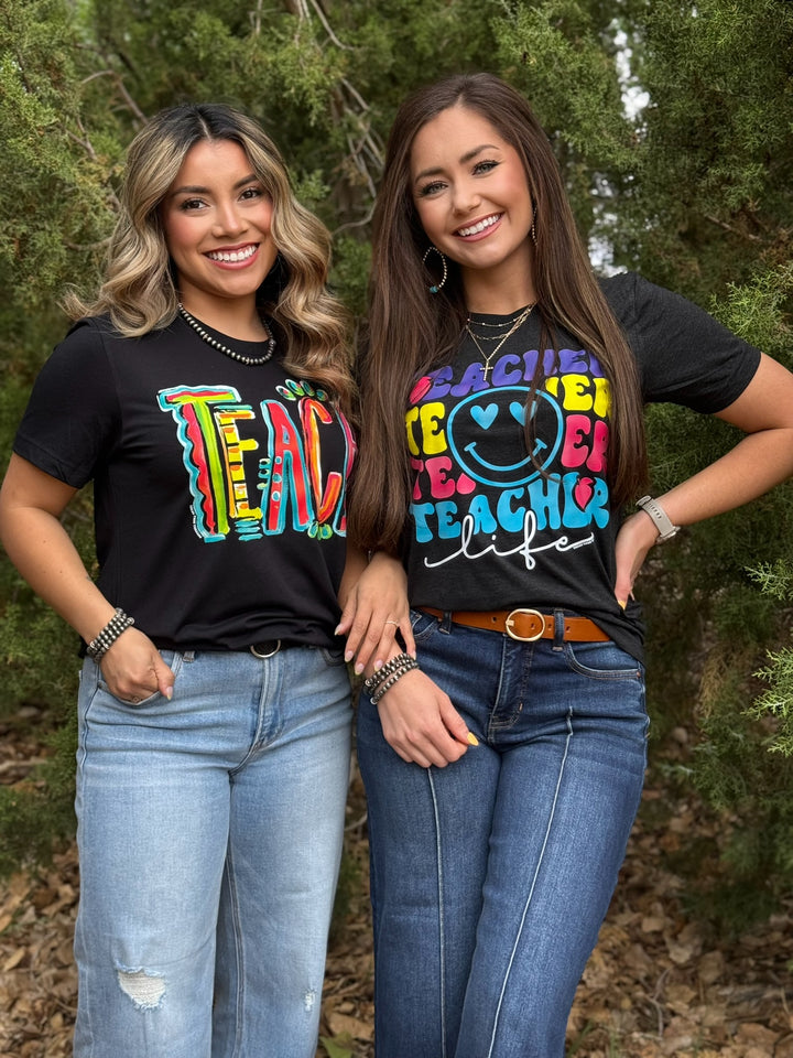 Teacher Life Graphic Tee by Texas True Threads