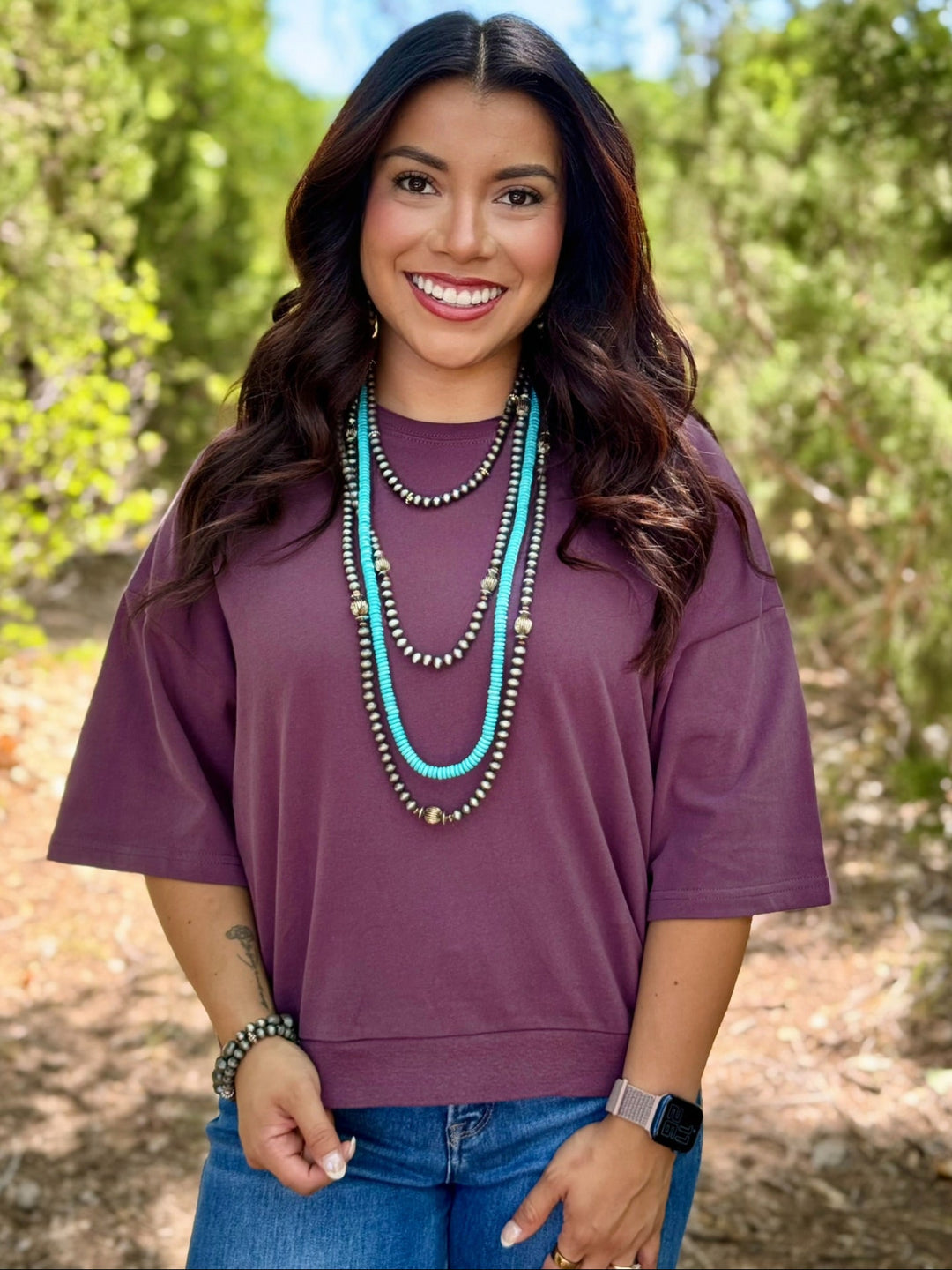Elliott Plum Top