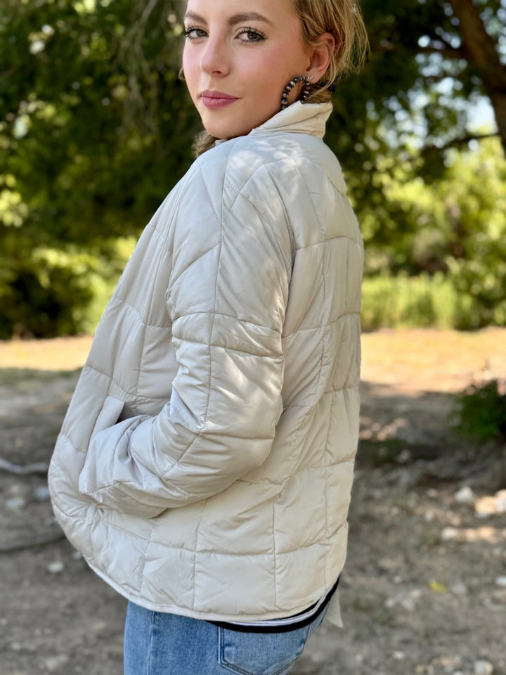 Vale Cream Puffer Jacket