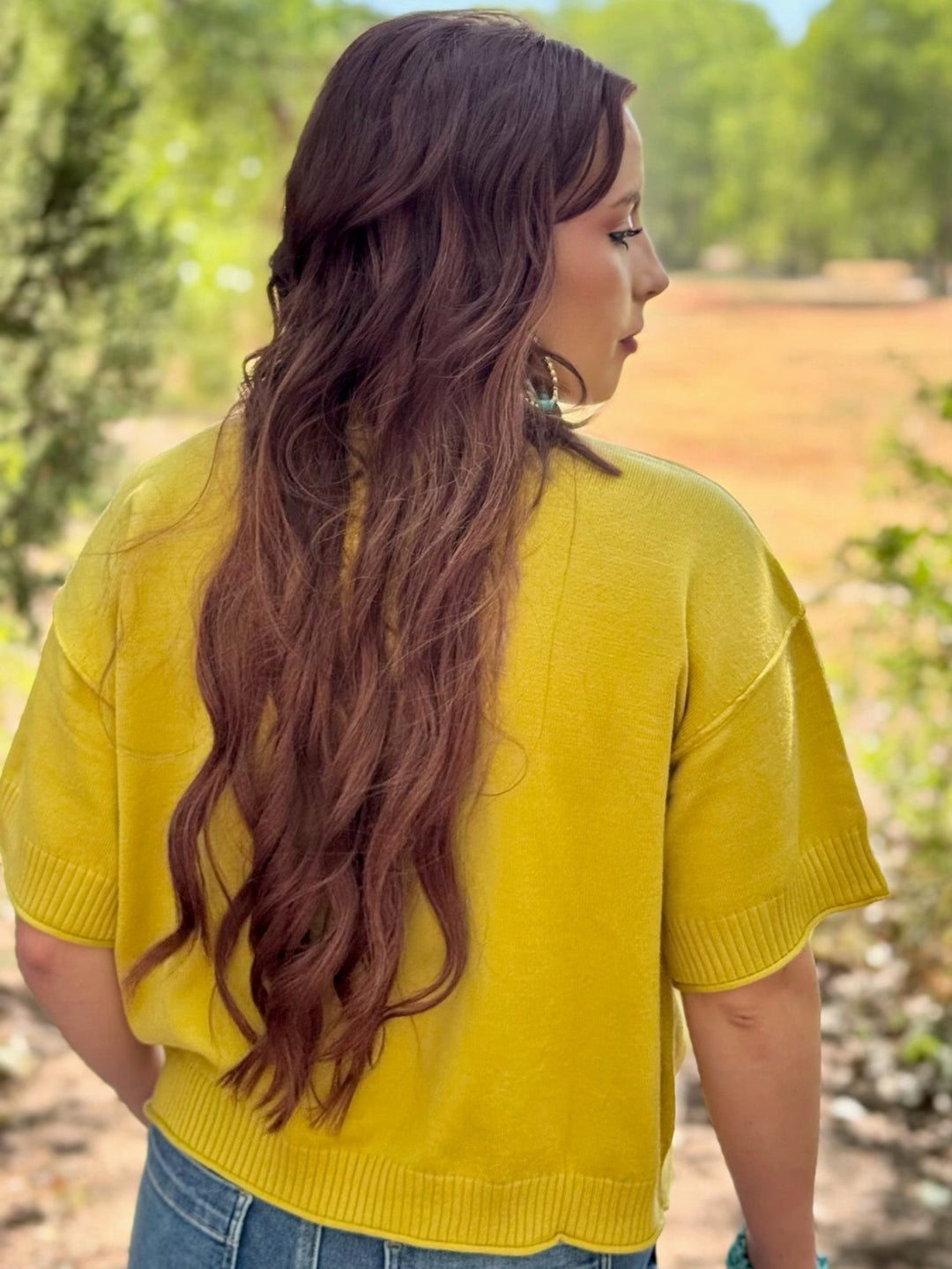 Clara Exposed Hem Top