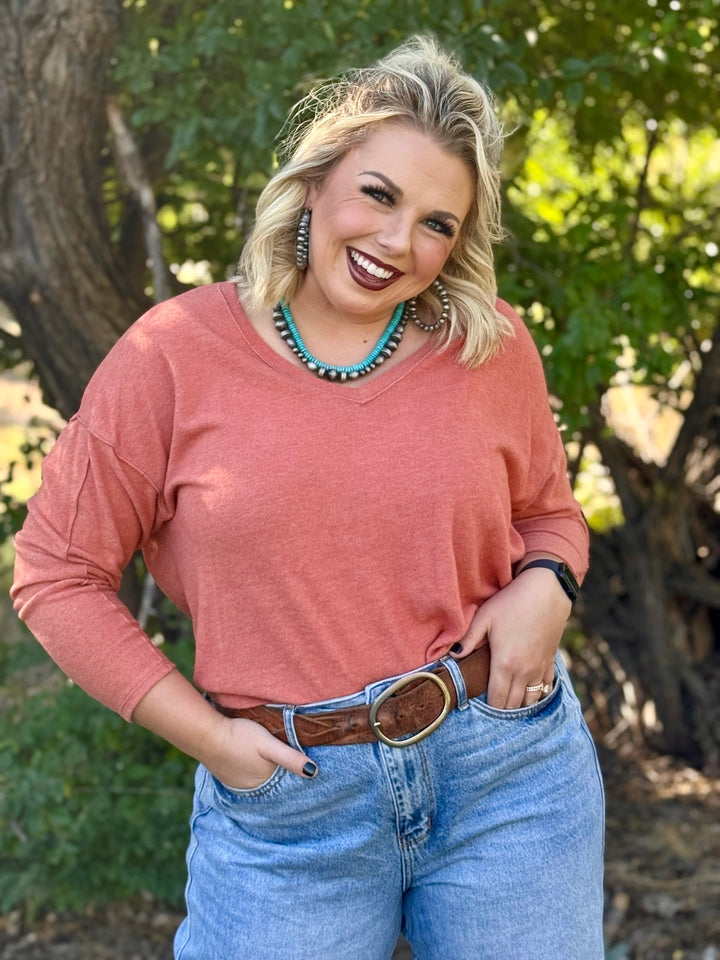 Zoey V-Neck Soft Top