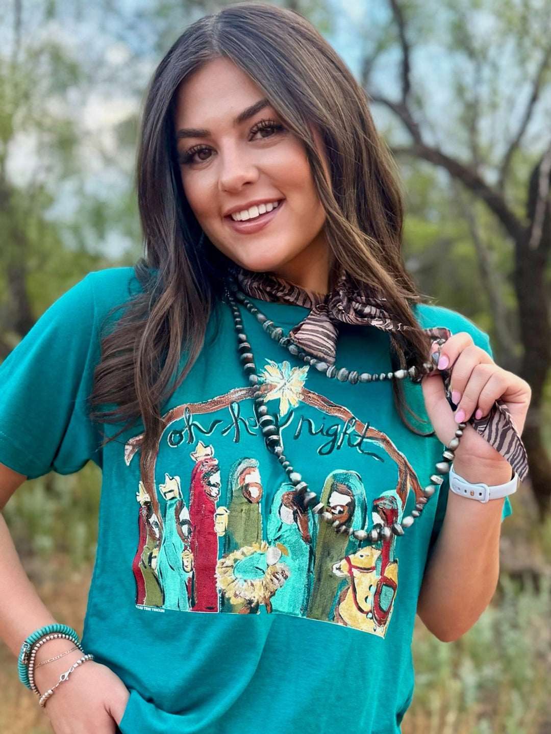 Callie's Oh Holy Night Graphic Tee by Texas True Threads