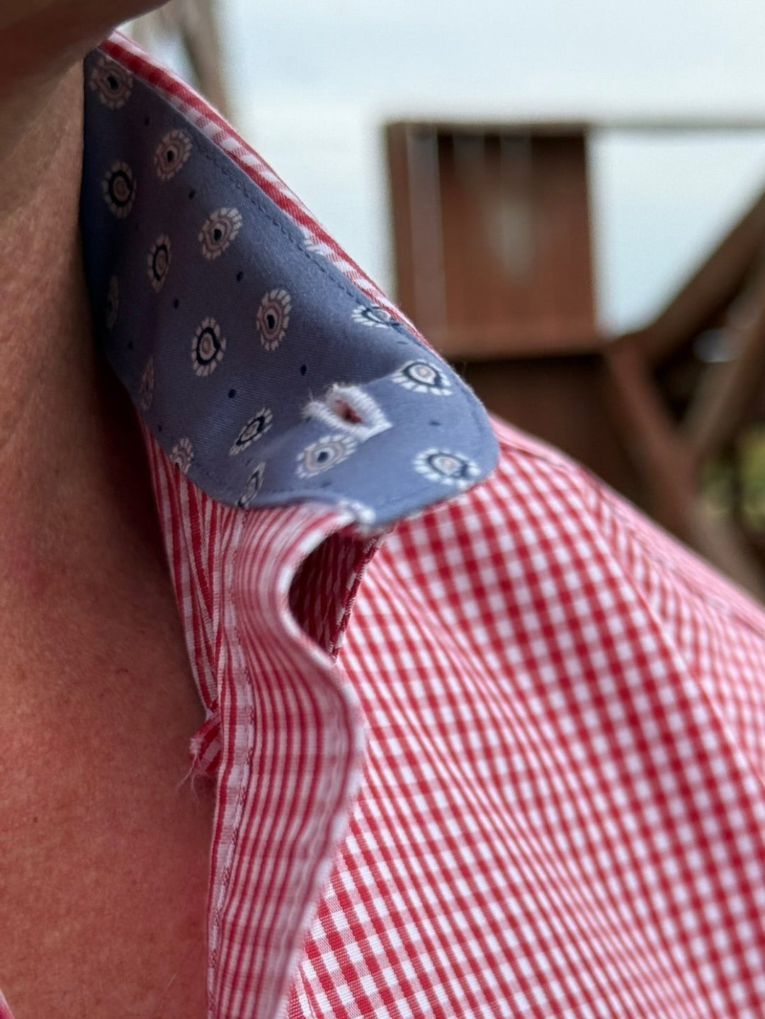 Dane Red Checkered Wrinkle Free Classic Fit Shirt by Ariat