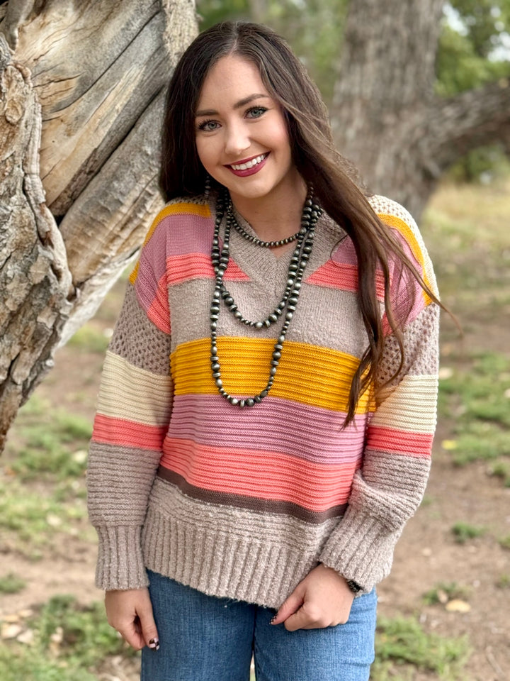 Jacklyn Colorblock Sweater