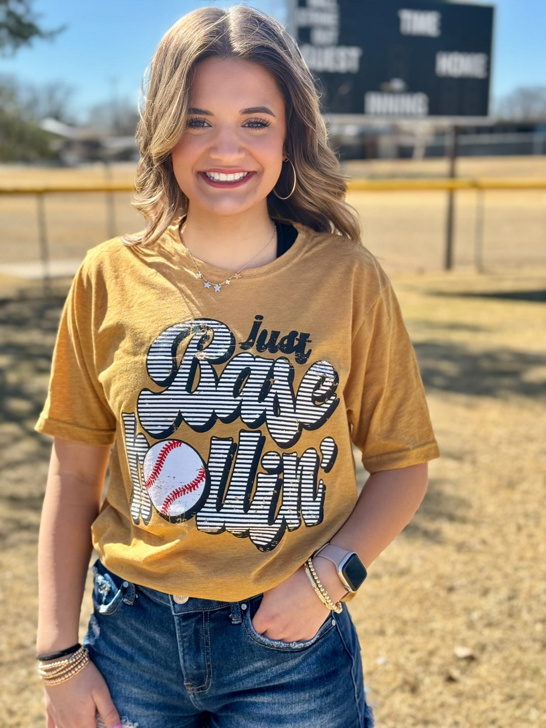 Just Baseballin' Graphic Tee by Texas True Threads