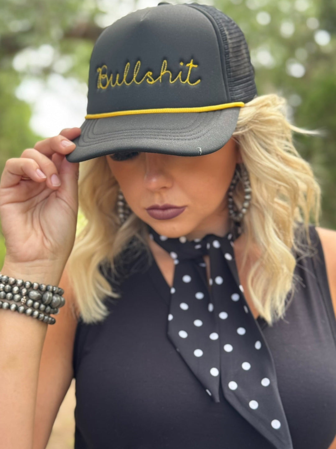 Western Embroidered Stitch Cap