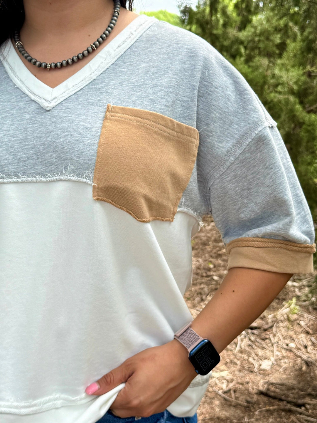 Iris Colorblock Top