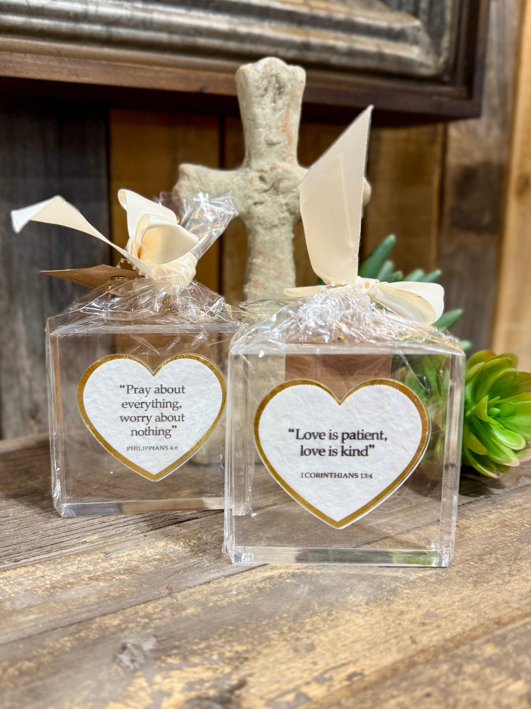 Love Acrylic Plaques by Mud Pie