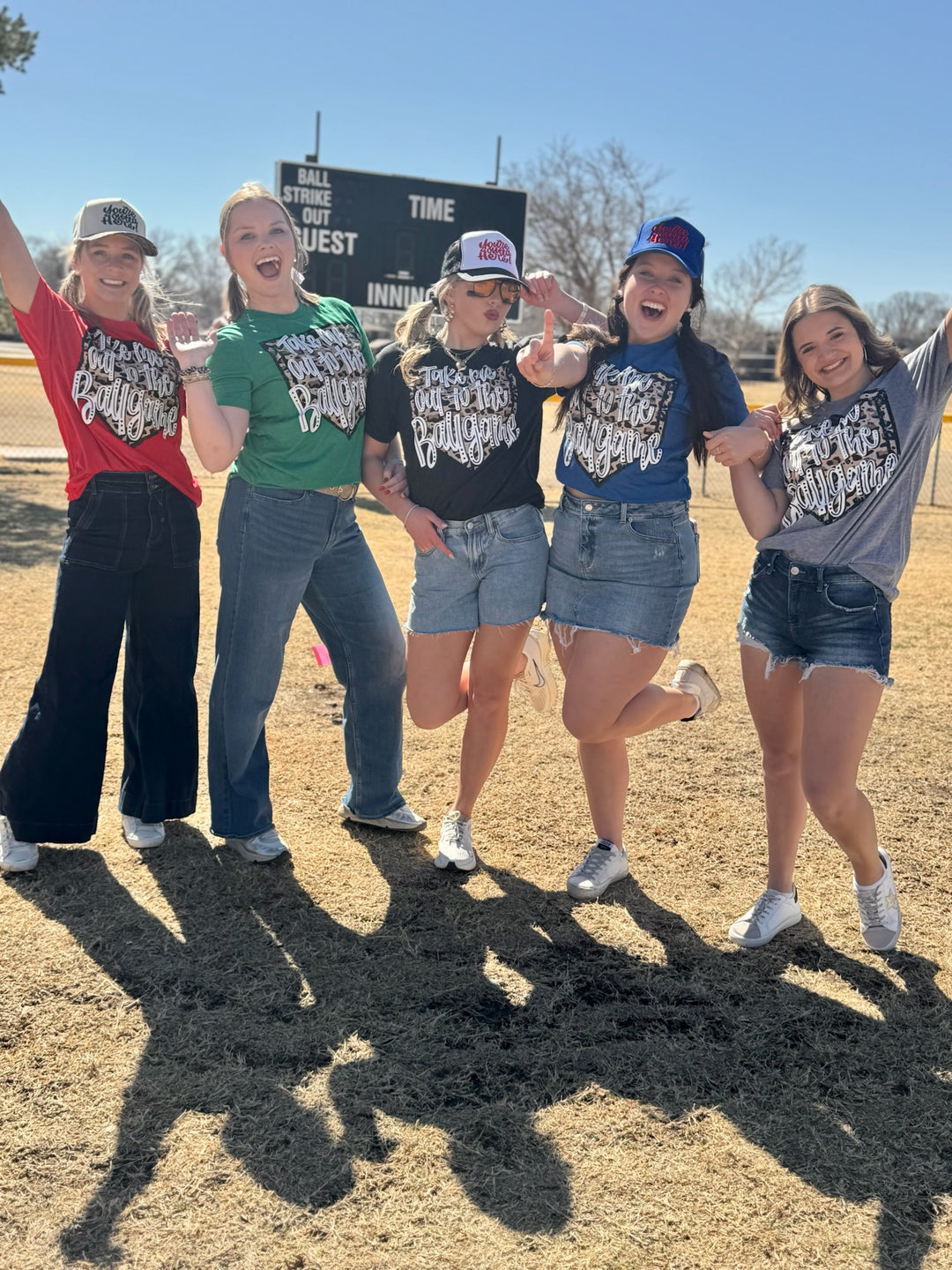 Take Me Out to the Ballgame Graphic Tee by Texas True Threads