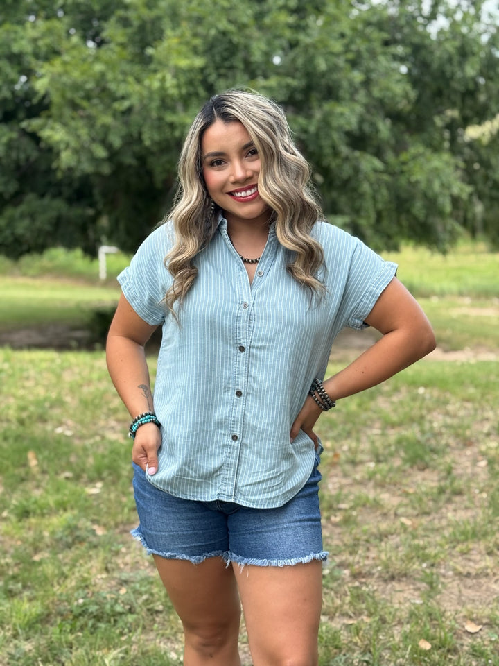 Gentry Button Up Top