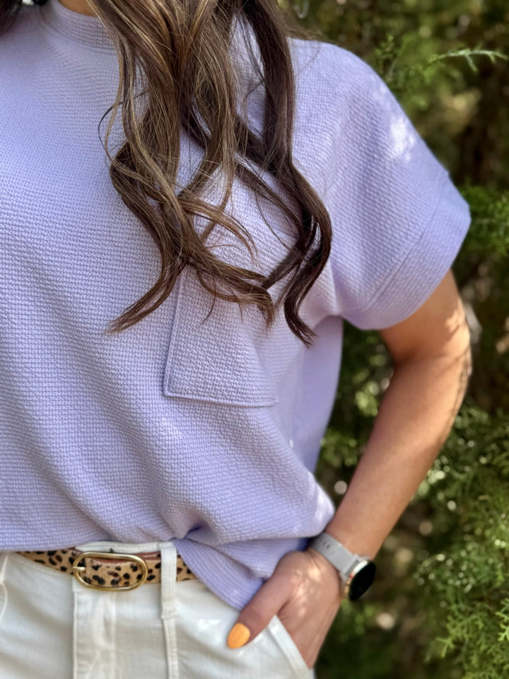 Danielle Lavender Top