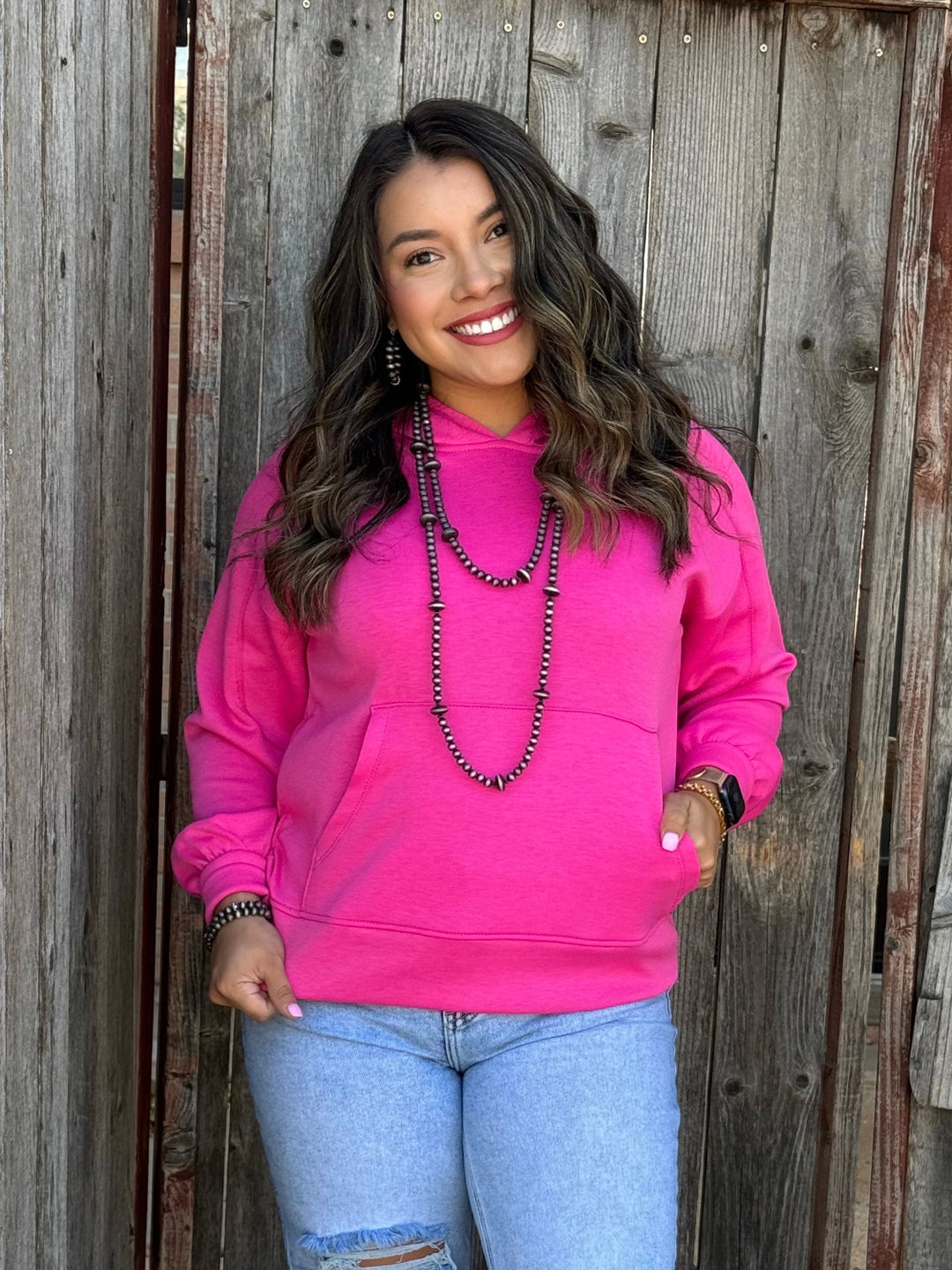 Pandora Pink Hooded Sweatshirt