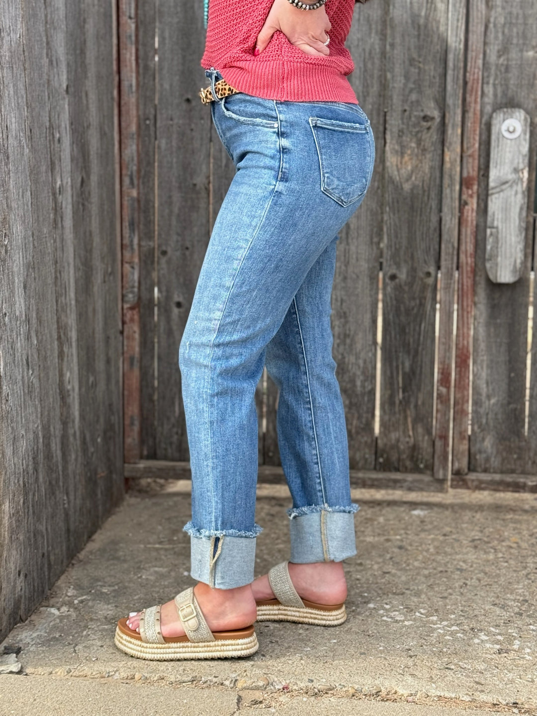 Wanda Straight Cuffed Jean by Risen