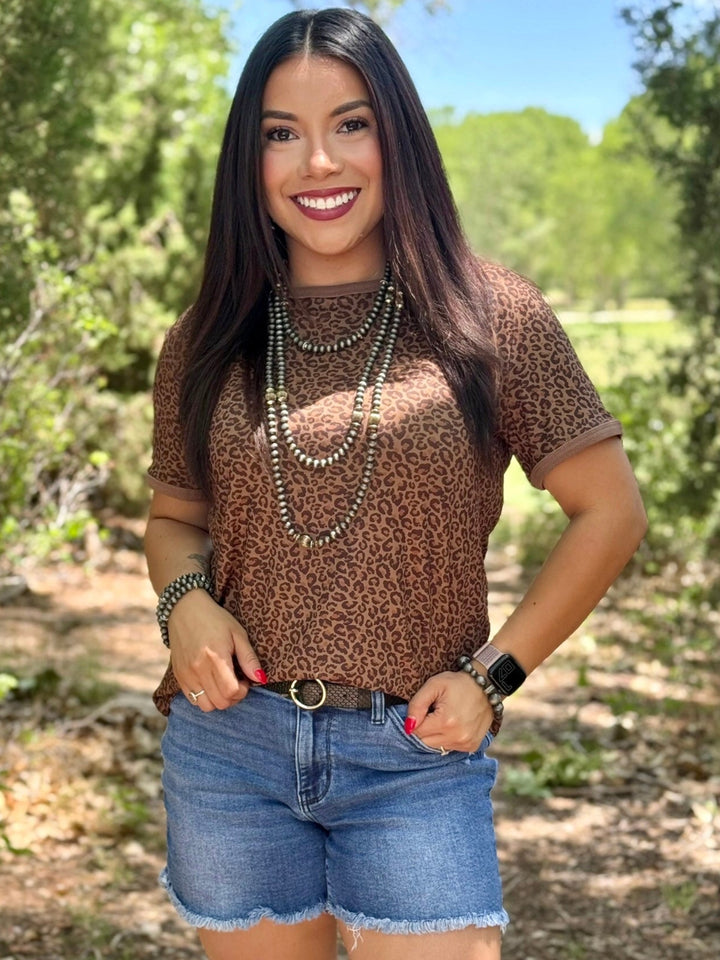 Leopard Love Knit Top