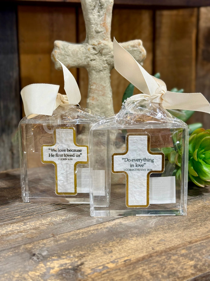 Love Acrylic Plaques by Mud Pie