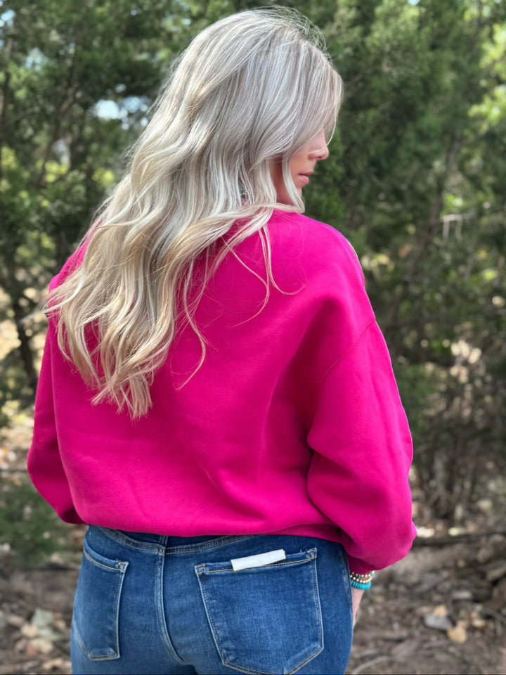 Tootsie Pink Game Day Sweatshirt