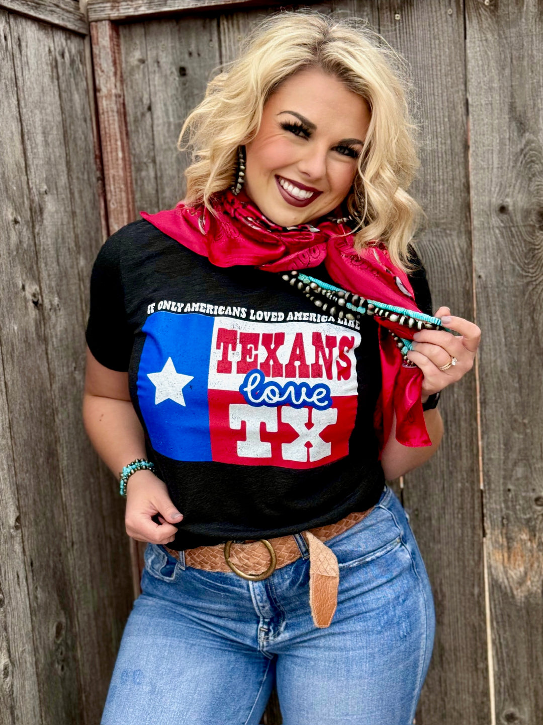 Texans Love TX Graphic Tee by Texas True Threads
