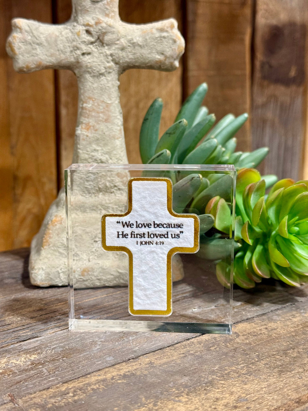 Love Acrylic Plaques by Mud Pie