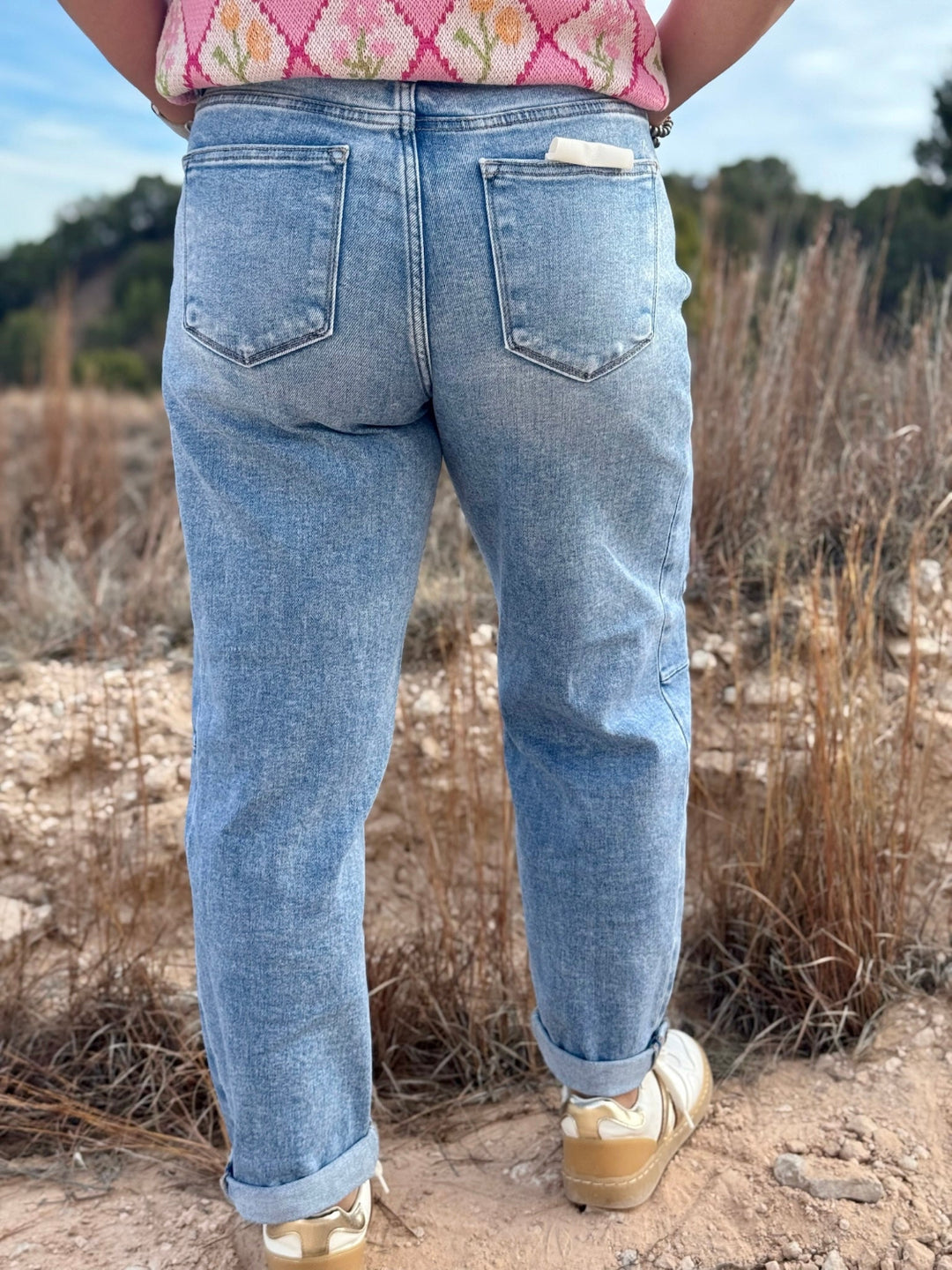 Lennon Medium Wash Barrel Jean