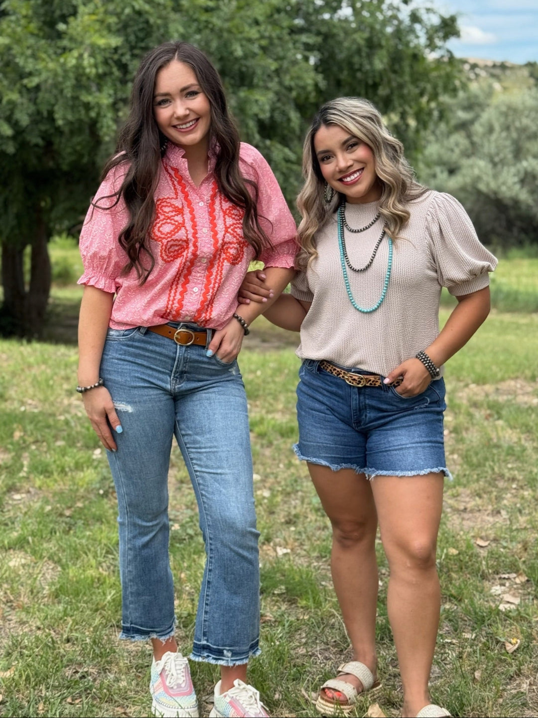 Flowers Everywhere Pink Floral Top by Sister Mary