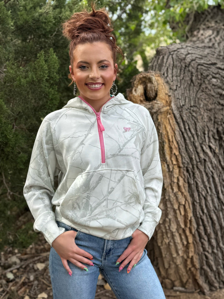 Alara Camo Scuba Knit Pullover