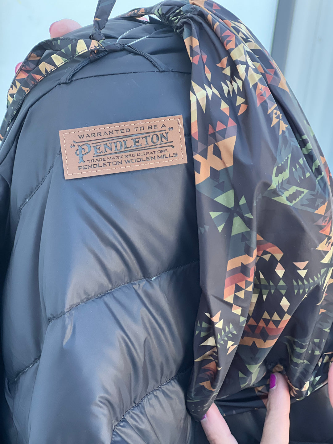 Kris Women's Reversible Pendleton Diamond Peak Jacket