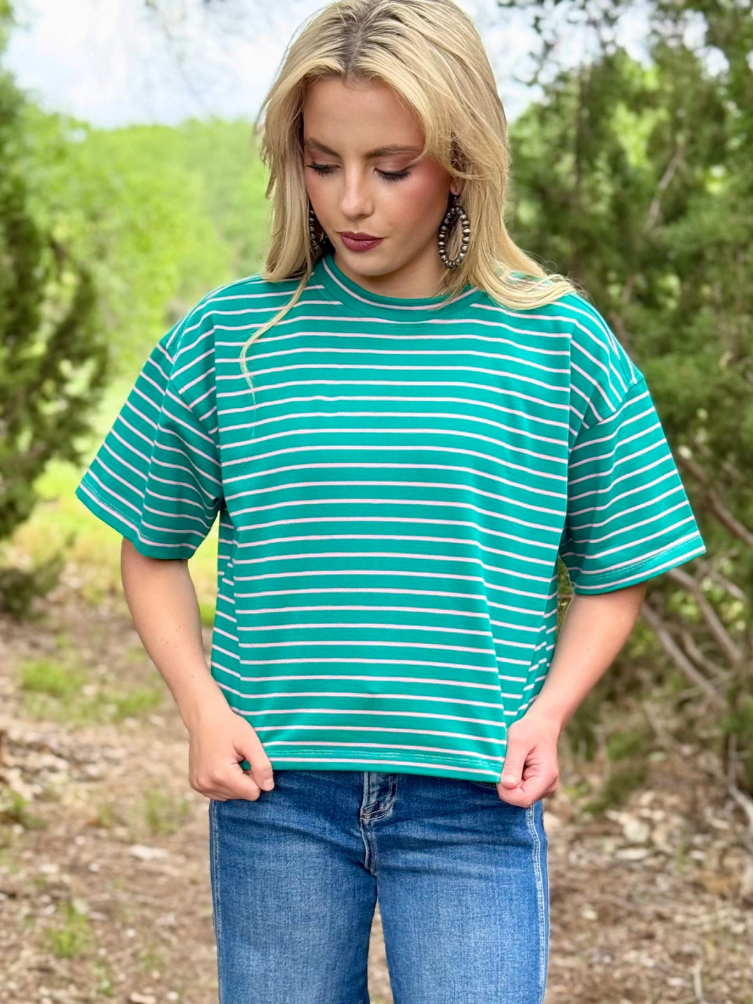 Picnic Ready Striped Top