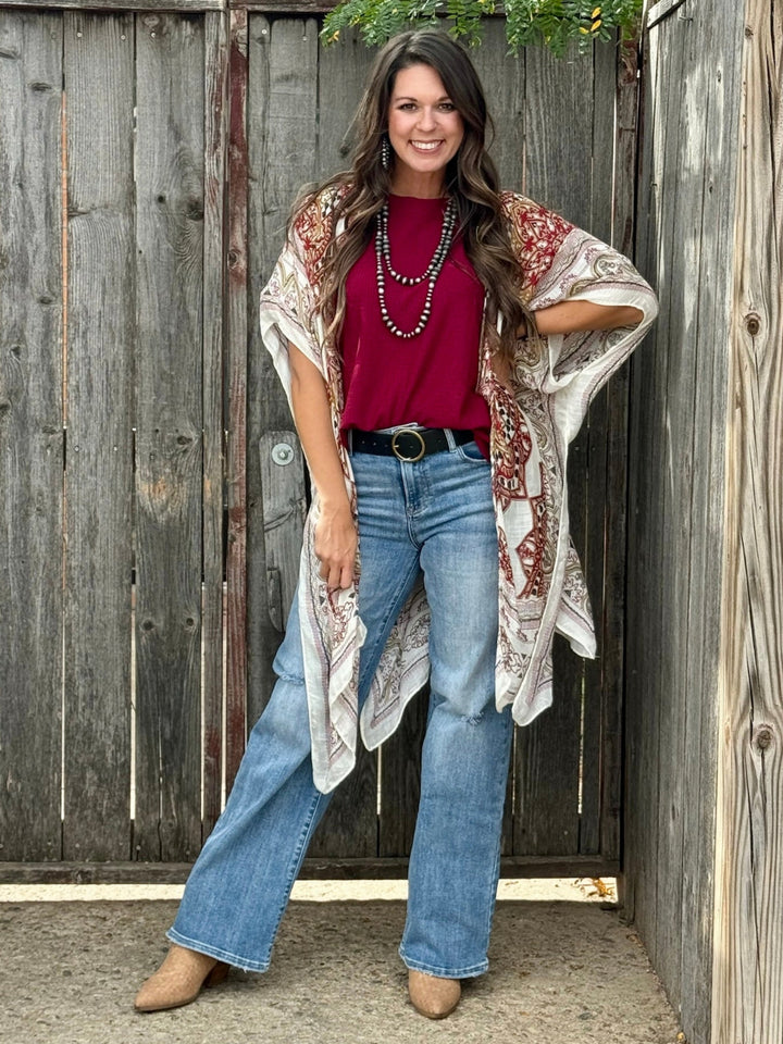 Savanna Cream Kimono