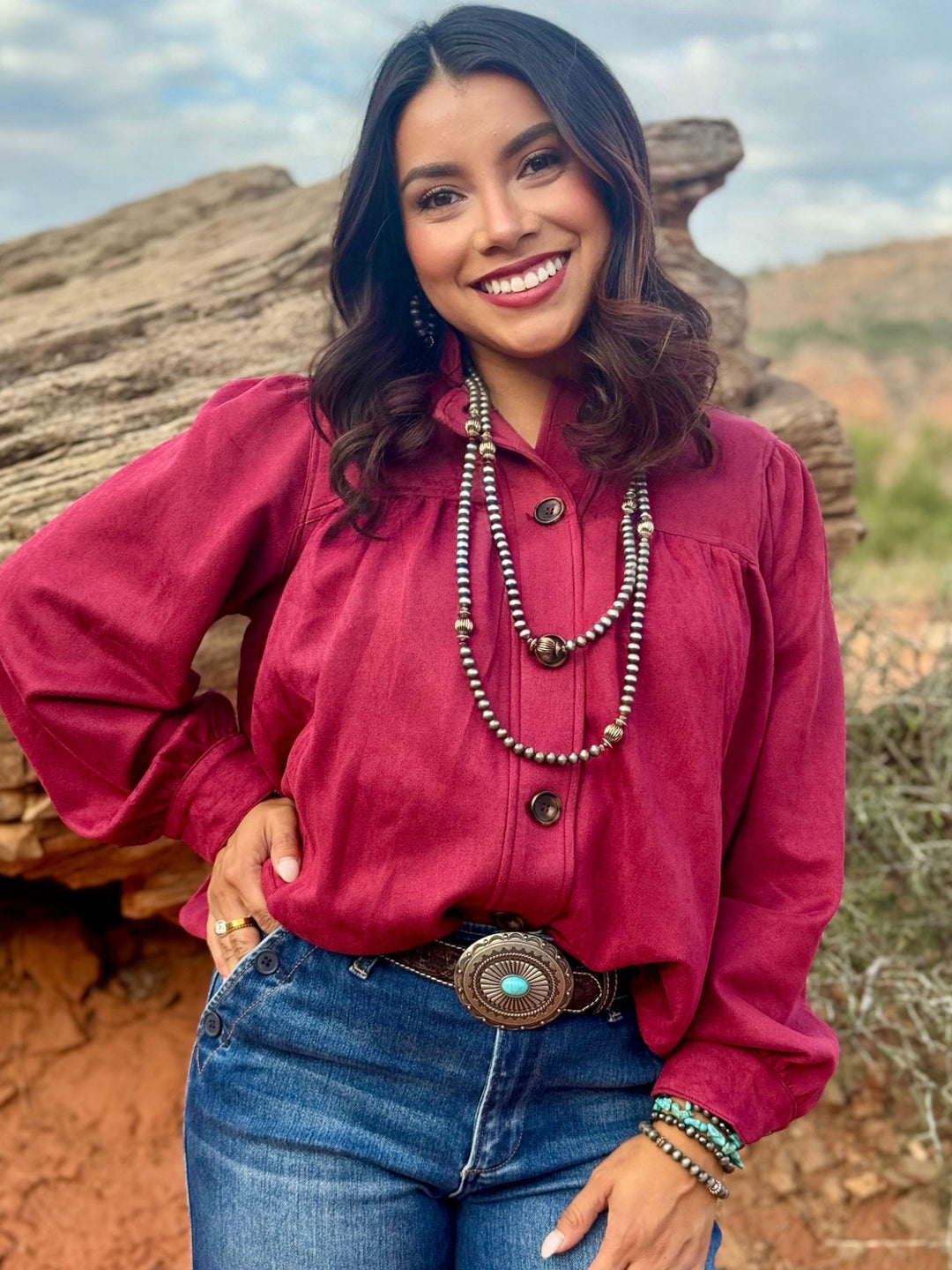 Suede Dream Button Up Jacket