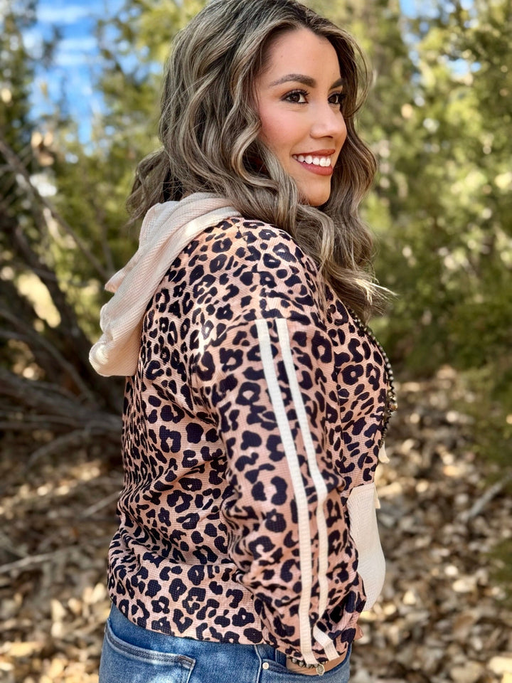 Skyla Leopard Hoodie