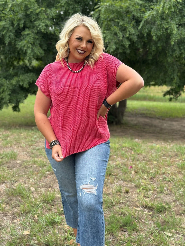 MaKenli Knit Sweater Top