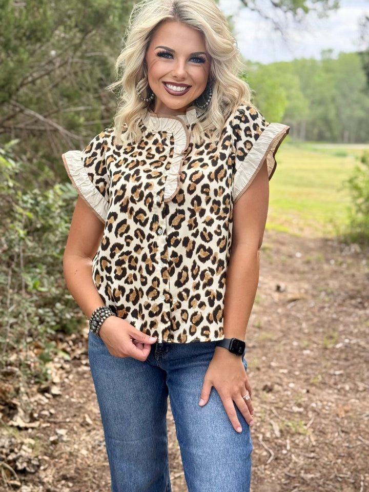 Emersyn Leopard Sleeveless Top