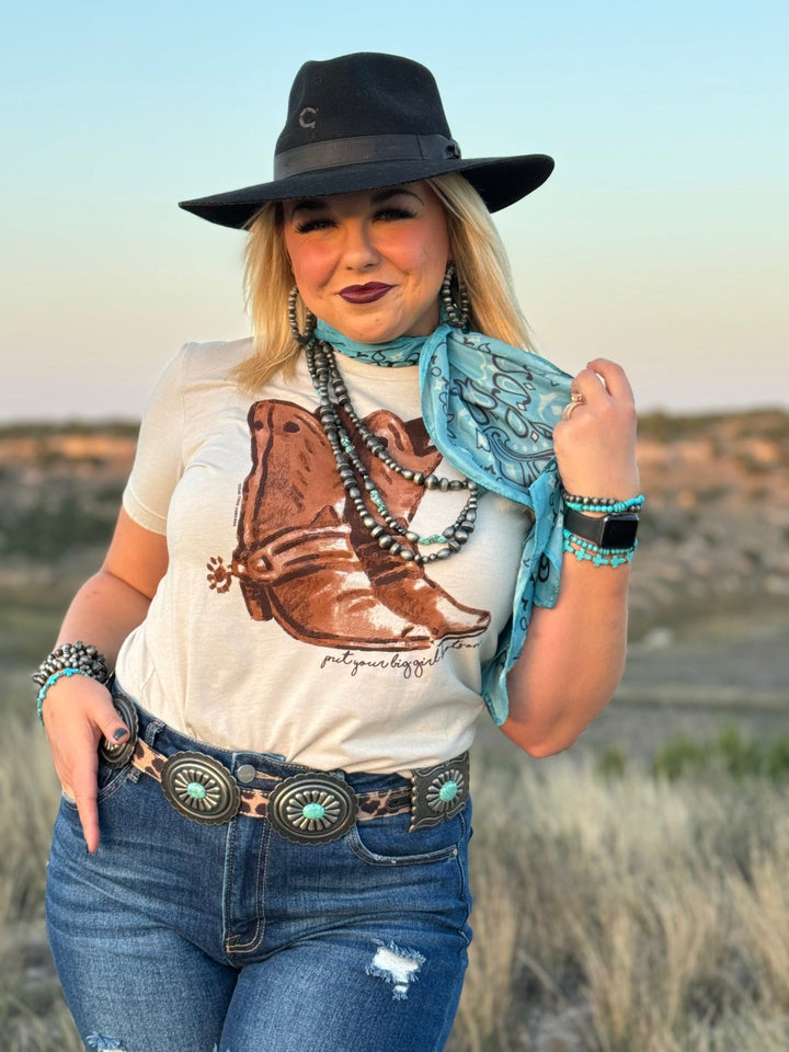 Big Girl Boots Graphic Tee by Texas True Threads