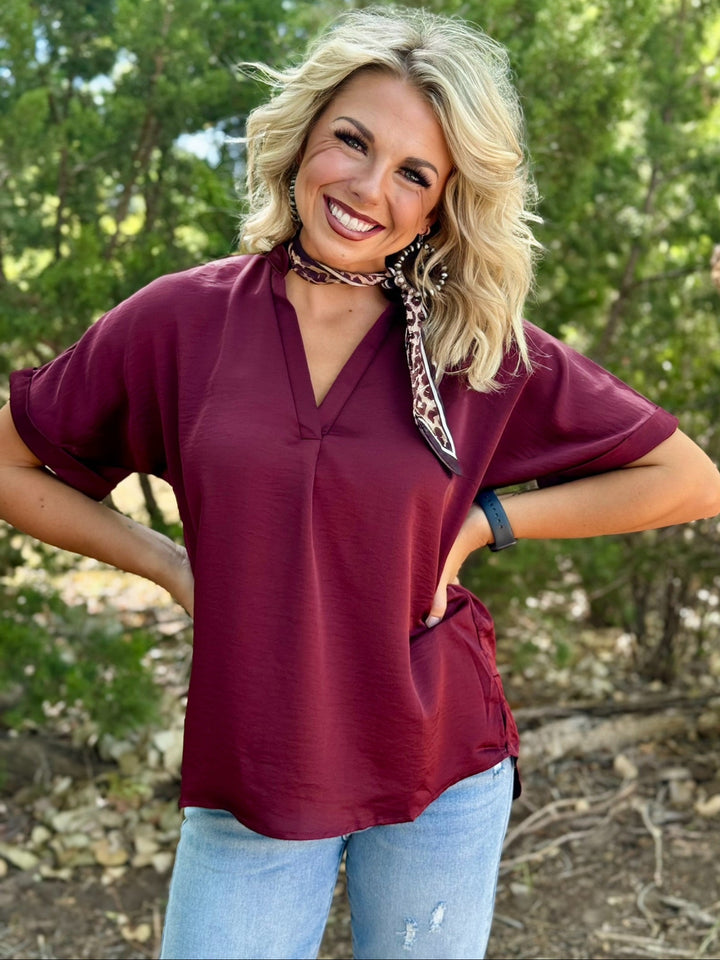 Audrey V-Neck Top