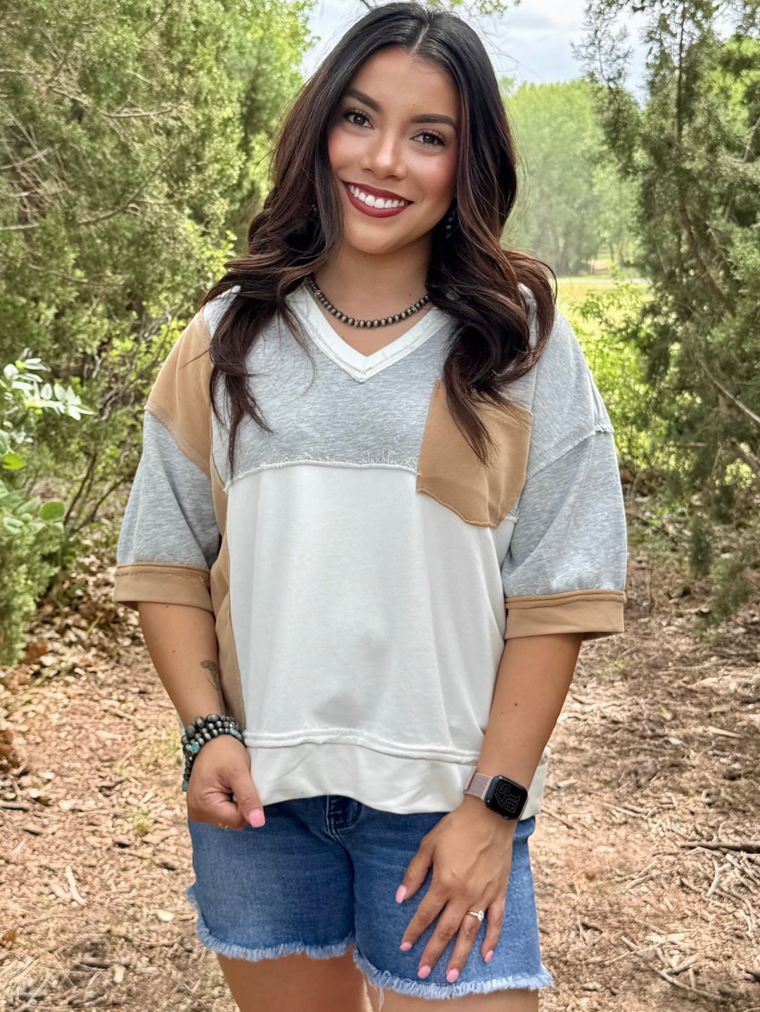 Iris Colorblock Top