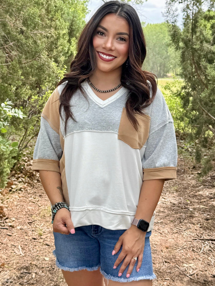 Iris Colorblock Top