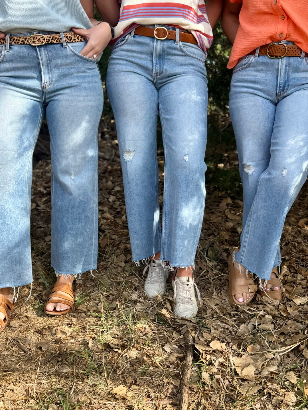 Justine Wide Leg Crop Jean by Risen
