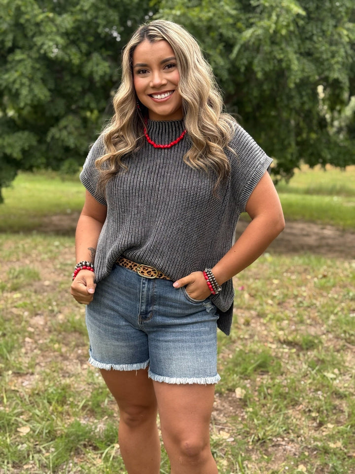 MaKenli Knit Sweater Top