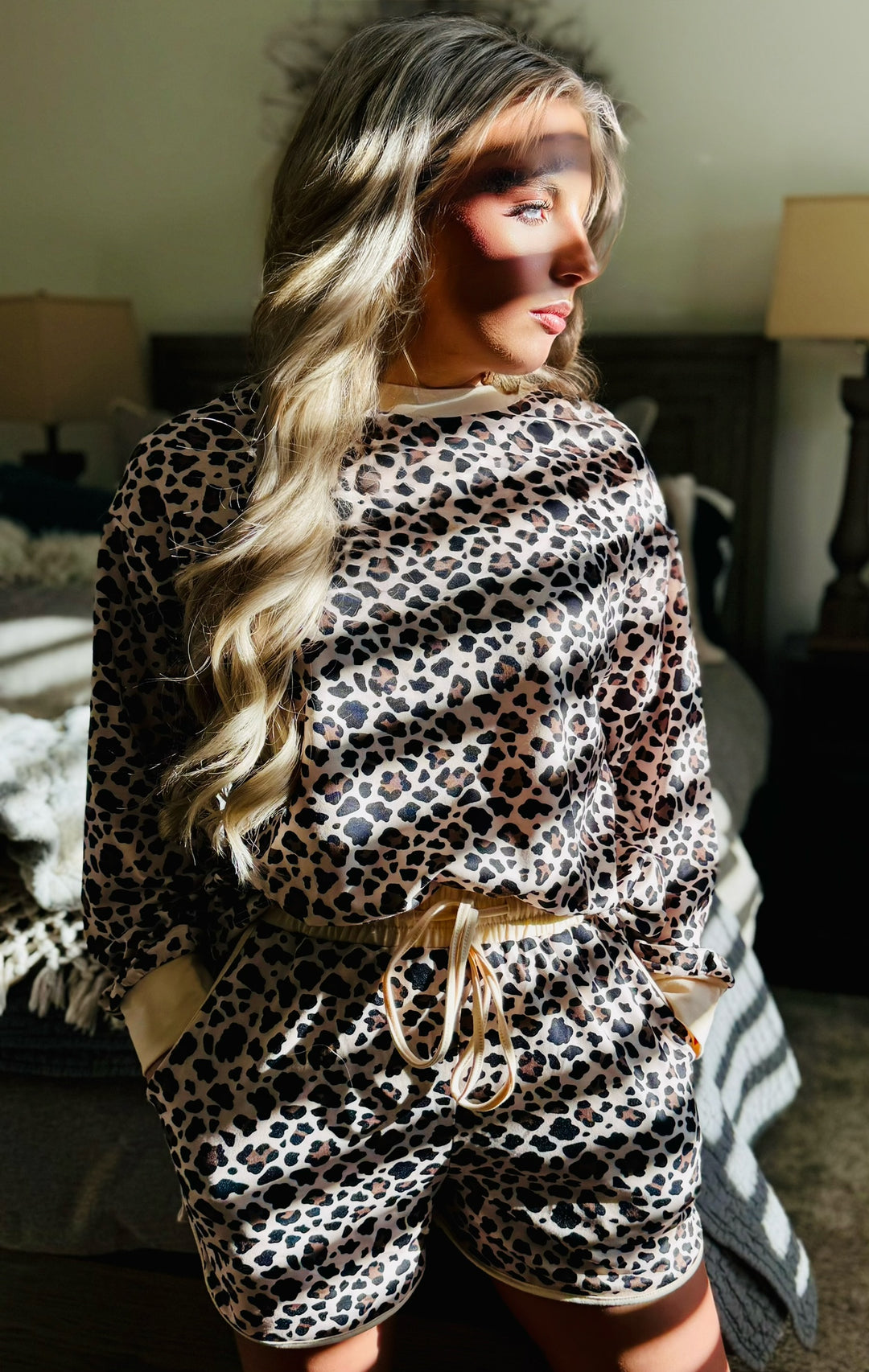 Palmer Leopard Short Set
