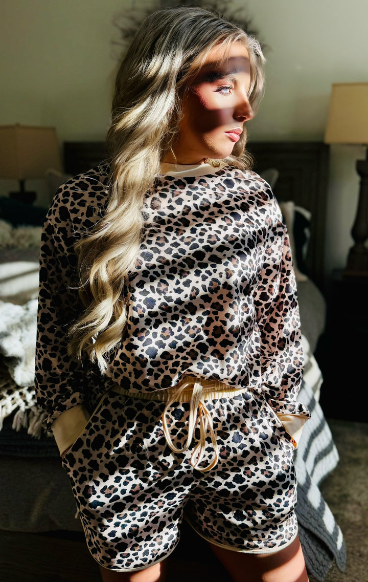 Palmer Leopard Short Set