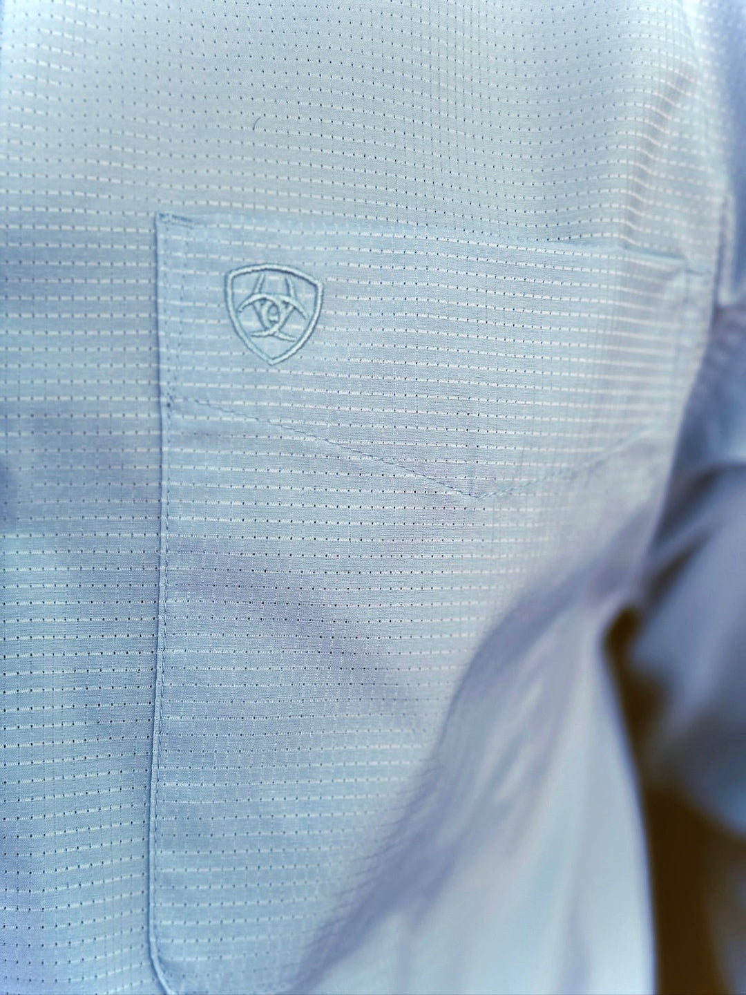 Nolan Light Blue Airflow Classic Fit Long Sleeve Shirt by Ariat