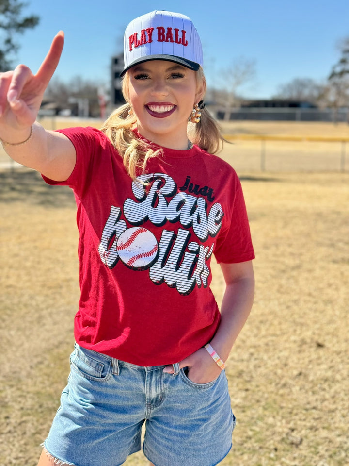 Just Baseballin' Graphic Tee by Texas True Threads