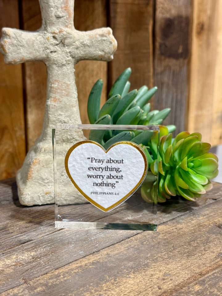 Love Acrylic Plaques by Mud Pie
