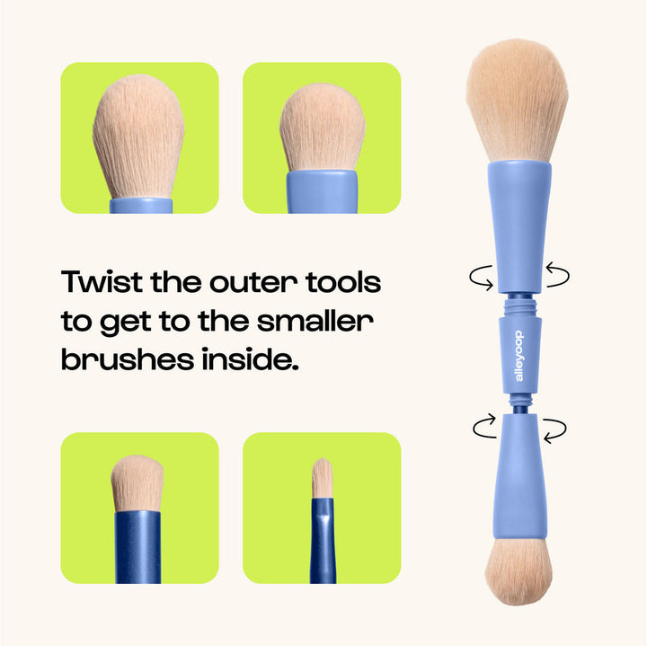 Overachiever 4-in-1 Makeup Brush